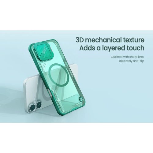 Nillkin Iceblade Prop mágneses fekete védőtok Apple Iphone 16 Pro készülékhez