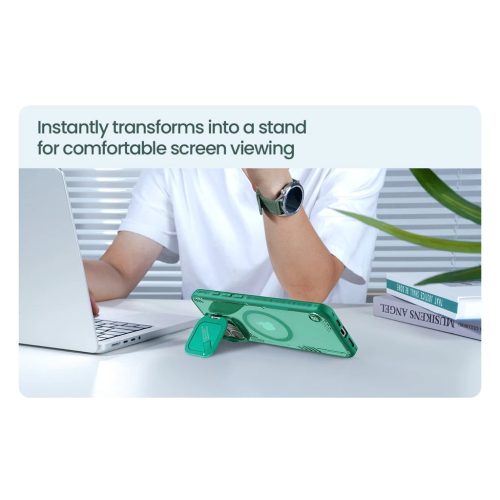 Nillkin Iceblade Prop mágneses fekete védőtok Apple Iphone 16 Pro készülékhez