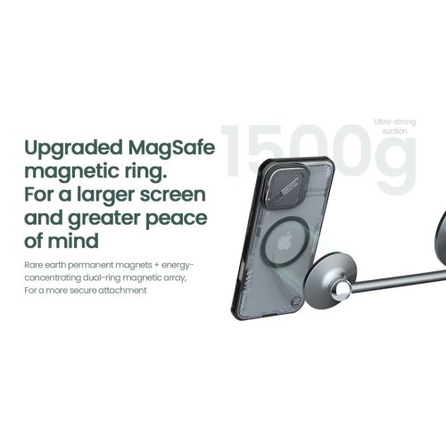 Nillkin Iceblade Prop mágneses fekete védőtok Apple Iphone 16 Pro készülékhez