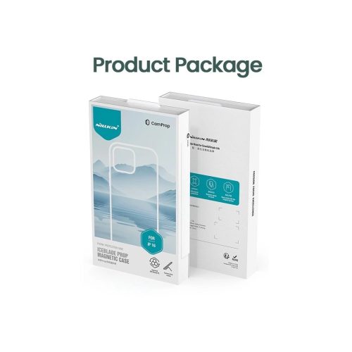 Nillkin Iceblade Prop mágneses fekete védőtok Apple Iphone 16 Pro készülékhez