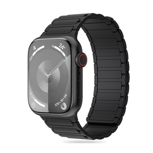 Tech-protect Icon Band Magnetic Apple Watch szilikon óraszíj (42 / 44 / 45 / 49 mm) - fekete