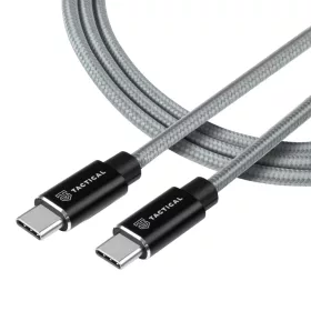   TACTICAL Usb-C / Usb-C Kevlár kábel 100W, 1méter - szürke