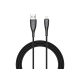 VEGER kábel, USB A to Lightning 2,4A V105 1,2 m - fekete