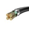 VEGER kábel, USB A to Lightning 2,4A V105 1,2 m - fekete