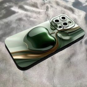 Apple iPhone 16  tok - zöld alma mintás