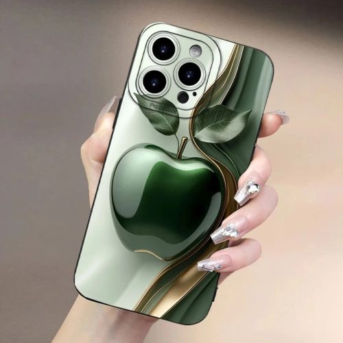 Apple iPhone 16  tok - zöld alma mintás