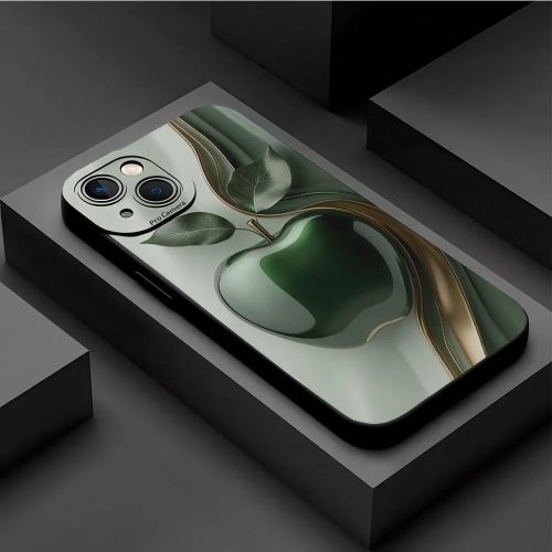 Apple iPhone 16  tok - zöld alma mintás