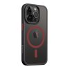 Apple iPhone 16e Pro tok, Tactical MagForce Hyperstealth 2.0 MagSafe kompatibilis - fekete-piros