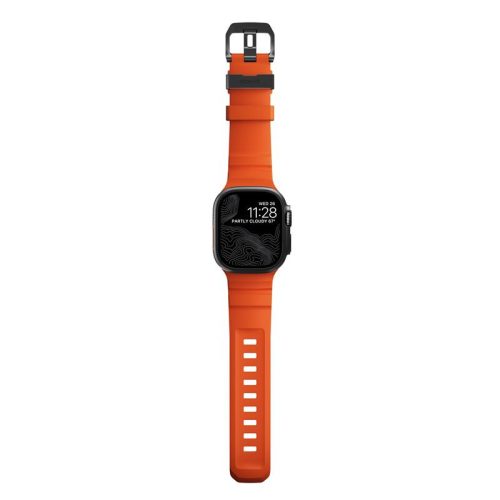 Nomad Rocky Point Apple Watch  49/45/44/42mm szilikon szíj - magma