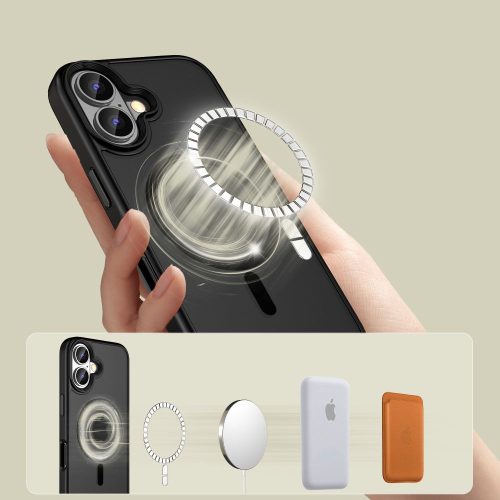 Tech-Protect MagMat MagSafe iPhone 16 Pro Tok - Matt Fekete