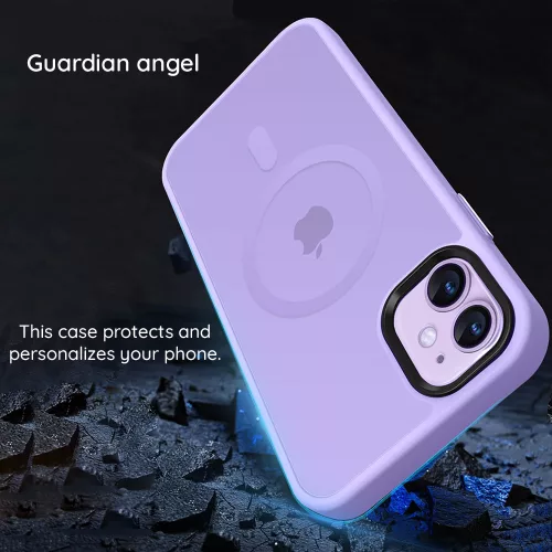 Techsuit - HaloFrost MagSafe sorozat - iPhone 15 Plus - fekete
