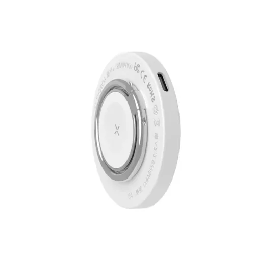 Techsuit - Vezeték nélküli töltő Premium (CHWR031) - RGB színek, 15W - Fekete