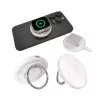 Techsuit - Vezeték nélküli töltő Premium (CHWR031) - RGB színek, 15W - Fekete