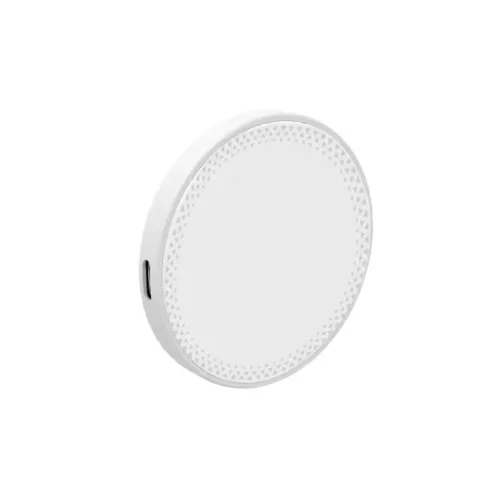 Techsuit - Vezeték nélküli töltő Premium (CHWR031) - RGB színek, 15W - Fekete