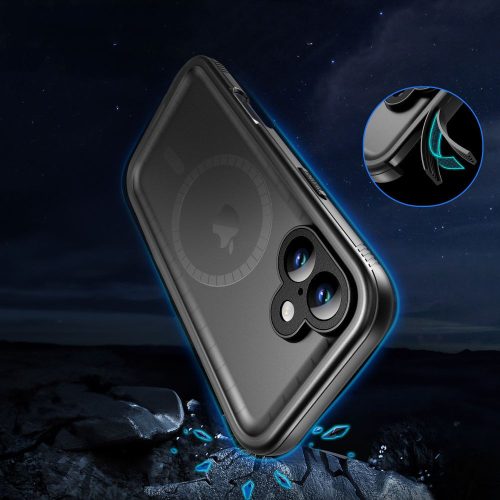 Tech-Protect Shellbox vízálló és ütésálló  Apple Apple iPhone 16 Pro készülékhez-fekete
