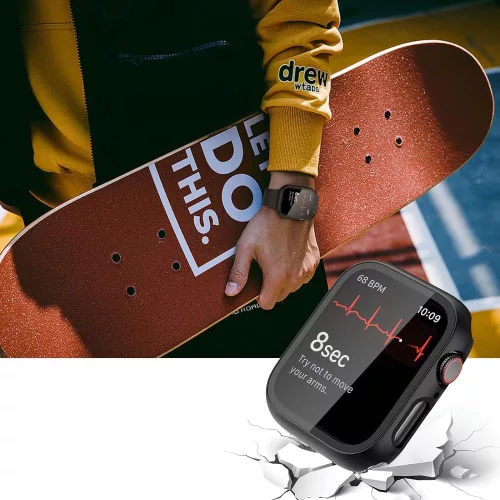 Apple Watch 10 (42mm) Tech-Protect Defense360 tok és üvegfólia - fekete