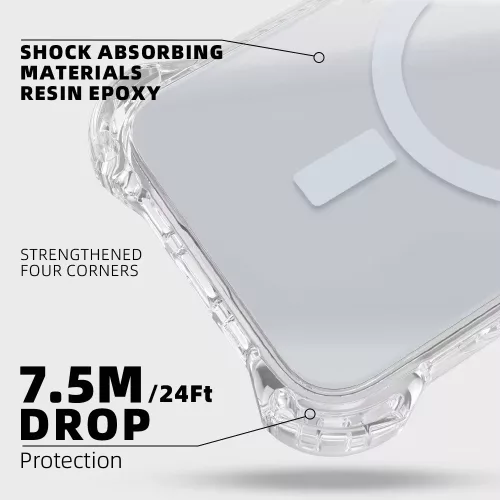 Apple iPhone 16 Crystal Clear Pro Bounce telefontok - 360° védelem MagSafe támogatással
