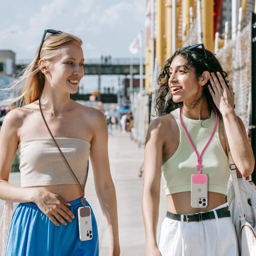 Tech-Protect C5S CrossBody Strap - cosmic latte