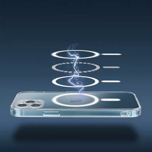 iPhone 14 Pro tok,  Mag Cover (MID) Magsafe kompatibilis - átlátszó