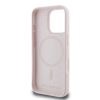 Karl Lagerfeld Liquid Silicone Karl and Choupette MagSafe tok iPhone 16 Pro - rózsaszín