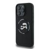Karl Lagerfeld Liquid Silicone K&CH Heads MagSafe tok iPhone 16 Pro Max - fekete