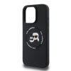 Karl Lagerfeld Liquid Silicone K&CH Heads MagSafe tok iPhone 16 Pro Max - fekete
