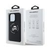 Karl Lagerfeld Liquid Silicone K&CH Heads MagSafe tok iPhone 16 Pro Max - fekete