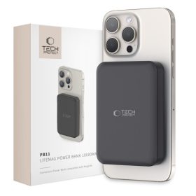  Tech-Protect Lifemag MagSafe PB11 mágneses Power Bank 10.000mAh külső akkumulátor - fekete