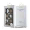 Guess PU 4G Peony MagSafe tok iPhone 16e  - barna / mintás