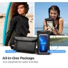 Spigen A621 Vízálló Tok és Deréktáska -  fekete