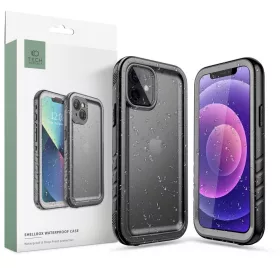   Tech-Protect Shellbox vízálló és ütésálló  Apple Apple iPhone 15 Pro tok, készülékhez-fekete