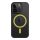 Apple iPhone 16e tok, Tactical MagForce Hyperstealth 2.0 MagSafe kompatibilis - fekete-sárga