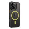 Apple iPhone 16e tok, Tactical MagForce Hyperstealth 2.0 MagSafe kompatibilis - fekete-sárga