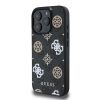 Guess PU 4G Peony MagSafe tok iPhone 16 Pro -fekete / mintás