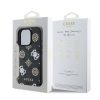 Guess PU 4G Peony MagSafe tok iPhone 16 Pro -fekete / mintás