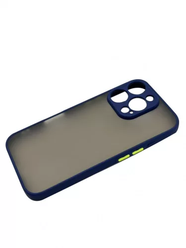 iPhone 16 Pro műanyag tok, kék, zöld (bontott csomagolás)