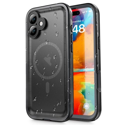 Tech-Protect Shellbox vízálló és ütésálló  Apple Apple iPhone 16 készülékhez-fekete