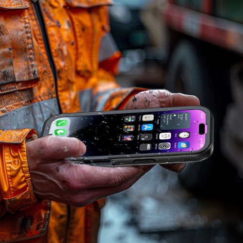 Tech-Protect Shellbox vízálló és ütésálló  Apple Apple iPhone 16 készülékhez-fekete