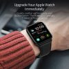 Apple Watch szíj 42/ 44/ 45/ 46 / 49 mm Dux Ducis YA valódi bőr- fekete