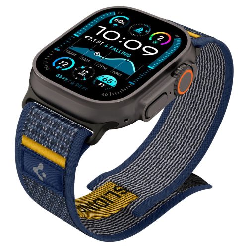 Apple Watch 4/5/6/7/8/SE/Ultra (42/44/45/49mm) Tech-Protect Iconband Line szíj- zöld