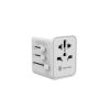 Hoco C80A USB-C + USB-A QC3.0 USB hálózati töltő adapter 20W + USB-C kábel, fehér