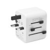 Hoco C80A USB-C + USB-A QC3.0 USB hálózati töltő adapter 20W + USB-C kábel, fehér