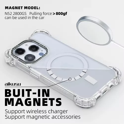 Apple iPhone 16 Pro Max Crystal Clear Pro Bounce telefontok - 360° védelem MagSafe támogatással