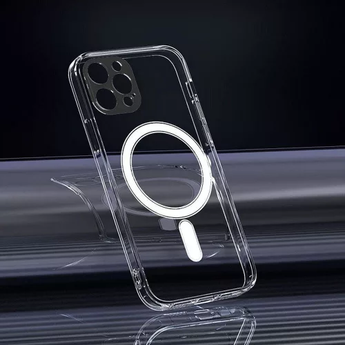 iPhone 12 Pro tok,  Mag Cover (MID) Magsafe kompatibilis - átlátszó