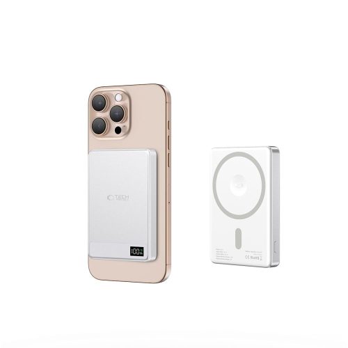 Tech-Protect Pb33 Lifemag MagSafe Power Bank 5000Mah - Silver