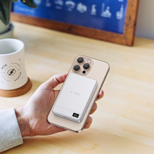 Tech-Protect Pb33 Lifemag MagSafe Power Bank 5000Mah - Silver