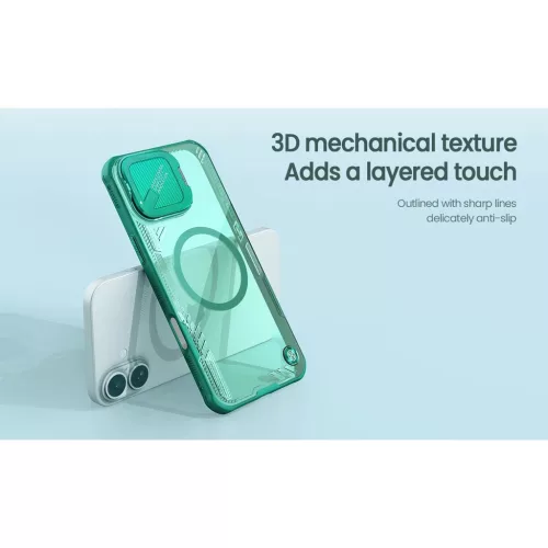 Nillkin Iceblade Prop mágneses fekete védőtok Apple Iphone 16 Pro Max készülékhez
