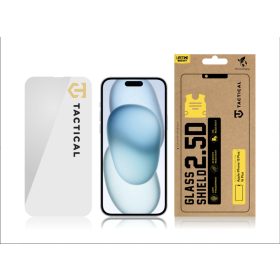   iPhone 16 Pro Tactical 5D kijelzővédő üvegfólia - fekete