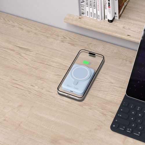 Tech-Protect Lifemag MagSafe PB11 mágneses Power Bank 10.000mAh külső akkumulátor - blue