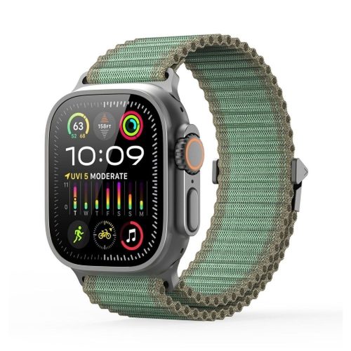 DUX DUCIS YC nylon Apple Watch szíj 42/ 44/ 45/ 46 /49 mm  - zöld